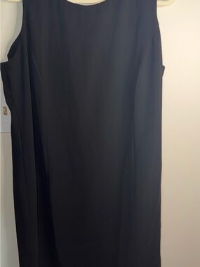 Danny & Nicole Black Sleeveless Dress Size 18W Plus Size Classic Midi